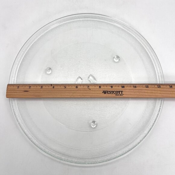 Microwave Glass Turntable Y133, Roller Ring, & Motor Coupler 13.5" Diameter - Picture 3 of 11